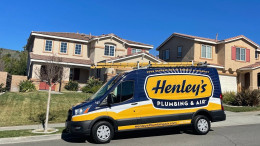 Henley's Plumbing & Air company van / vehicle Henley's Plumbing & Air company van / vehicle